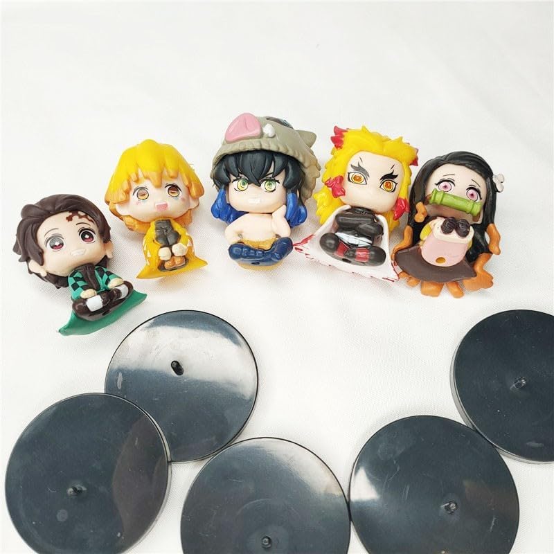 Image of FUNFOB Action Figure Set of 5 Height-4.5cm | Mini Figurine| PVC Multicolour DDMN-MIN