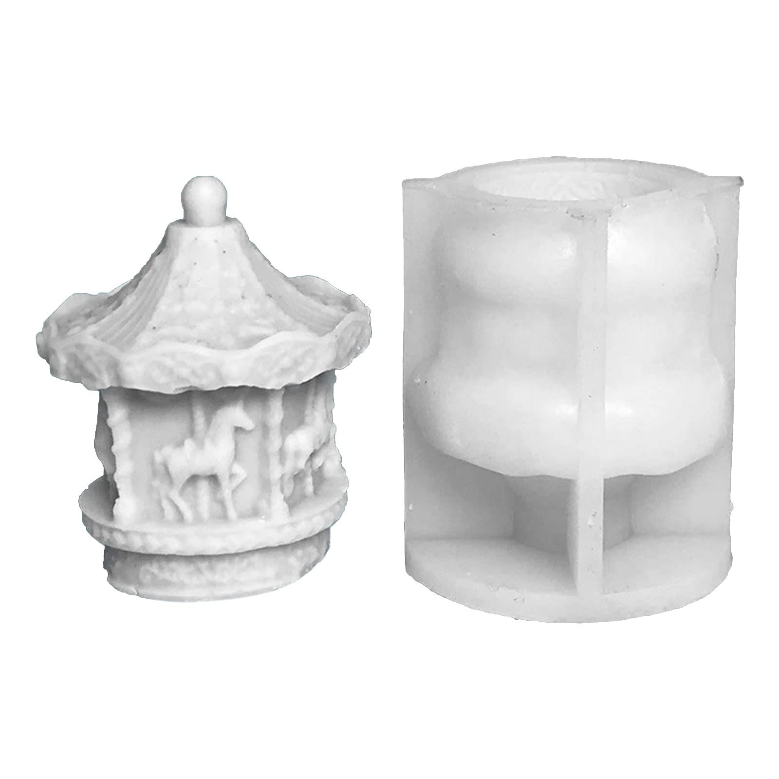 NEWFT Resin Casting Molds 3D Silicone Cylinder Molds Silicone Mold Handicrafts for Making