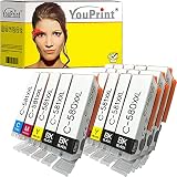20 YouPrint® XXL Druckerpatronen als Ersatz für PGI-580 und CLI-581