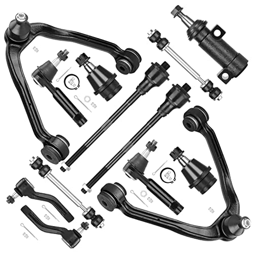 4WD Front Upper Control Arms w/Ball Joints Tie Rods...