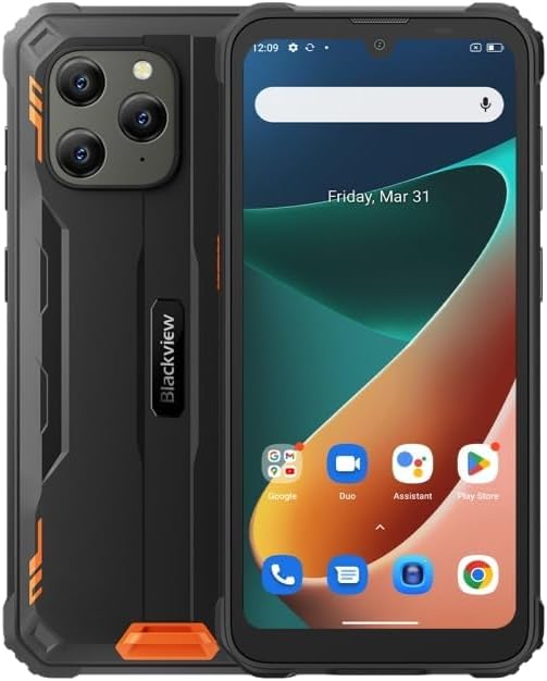 Blackview BV5300 Pro side view with SIM tray