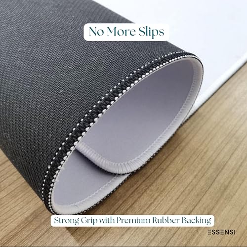 Image of Mouse Pad for Laptop & Desktop | 9x7 Inch Anti-Fray Stitched Edges | Non-Slip Rubber Base | Desk Setup Accessory for Students, Gamers & Professionals (Cat in Bush)