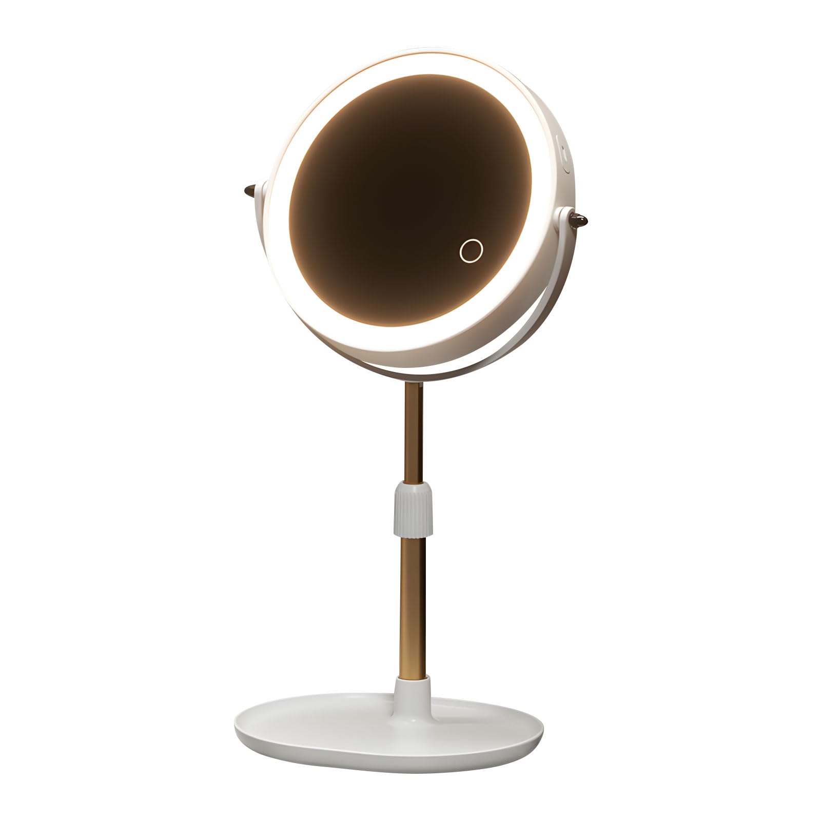 Miroir de maquillage USB pour illuminer votre routine beauté matinale sur la coiffeuse