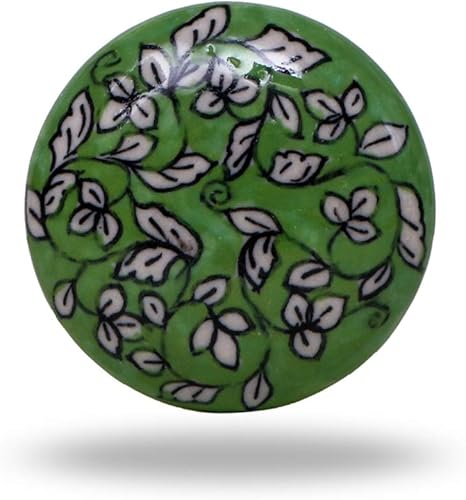 Miniatura 2 de TRINCA-FERRO Juego de 6 tiradores de cerámica para armario de cocina, cama, tocador