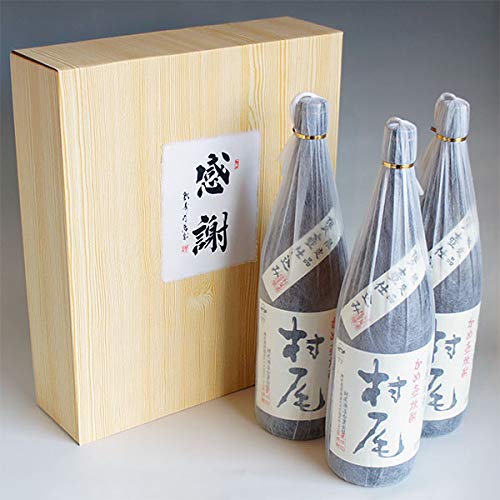 村尾1800ml 3本セット Amazon.co.jp: 村尾 1800ml 3本組 感謝のギフト箱 紙箱入 芋焼酎