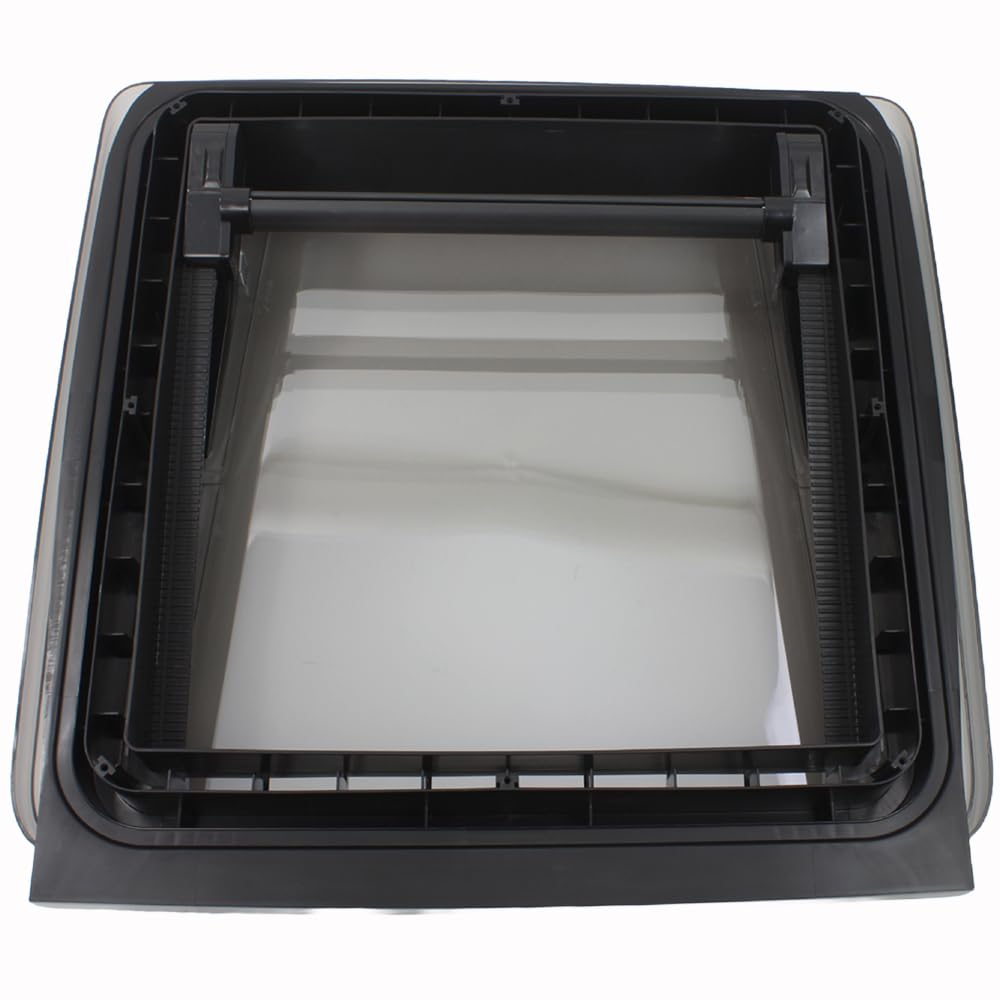MPK VisionStar M - Claraboya de cristal transparente tintado, 40 x 40 cm, Edición Negra