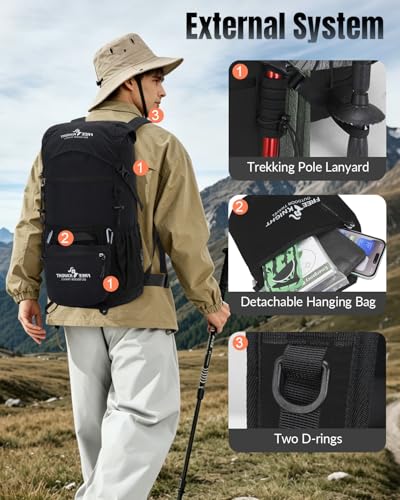 Sac à dos de randonnée 25 l confortable pour éviter le mal de dos
