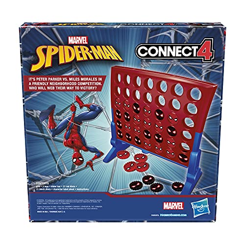 Hasbro Gaming F3196 Connect 4 Marvel Spider-Man Edition, Strategy Board Game thumb #1