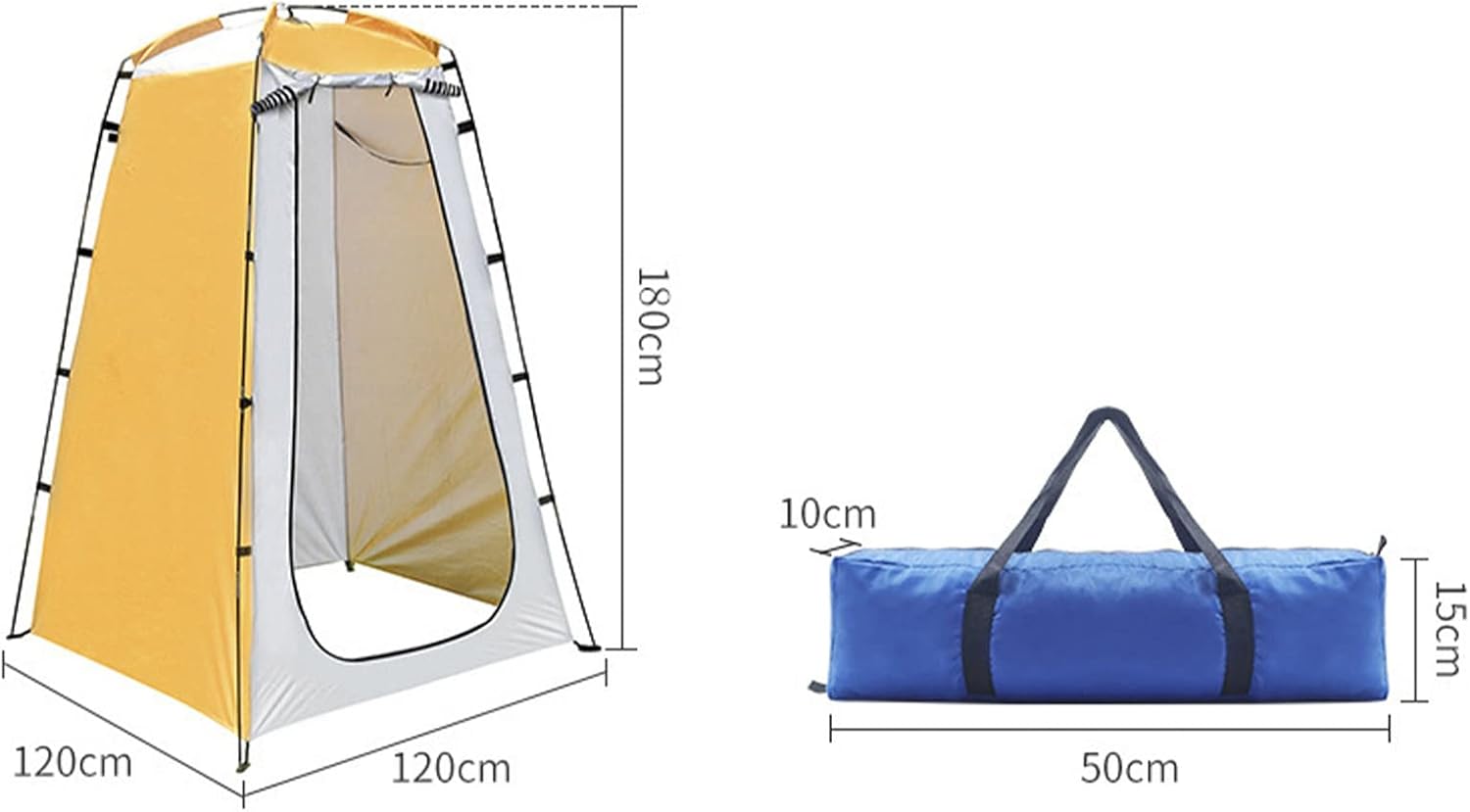 Outdoor Camping Tent Portable Shower Bath Tents Portable Changing Fitting Room Rainproof Shelter Beach Privacy Toilet Tents for Tourism