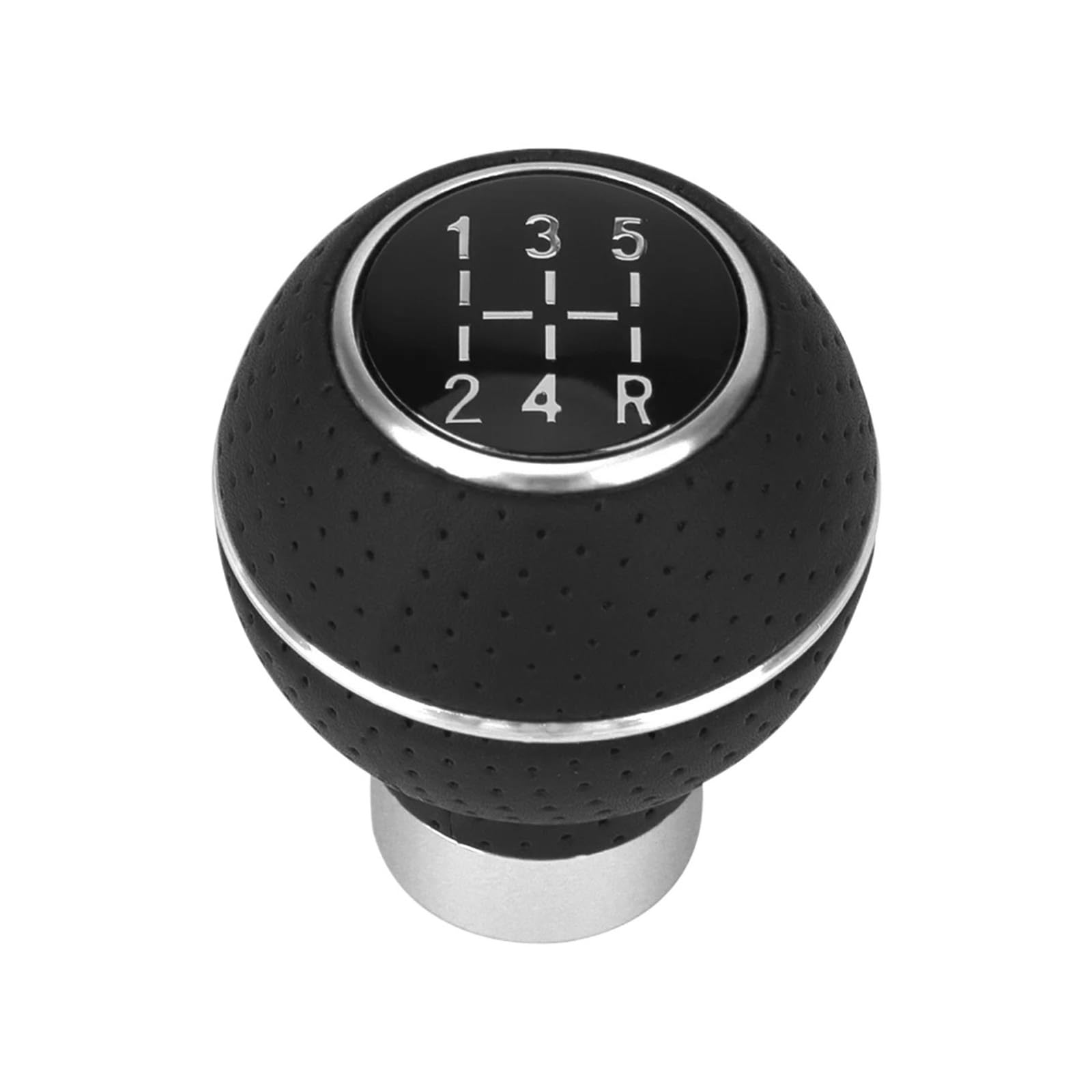 Xzcvtyw Silver Car Gear Lever Shifter 5 Speed Car Gear Shift Shifter Knob For M8 M10 M11 M12(Silver)