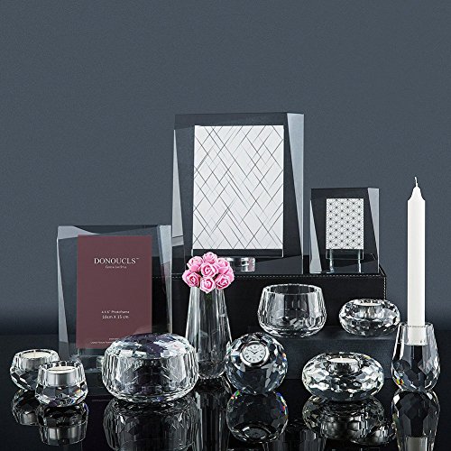 Donoucls Crystal Napkin Rings Holders - 2 Inch Set Of 4, Party Wedding Set Christmas Decorations For Table Dinner #TOP5