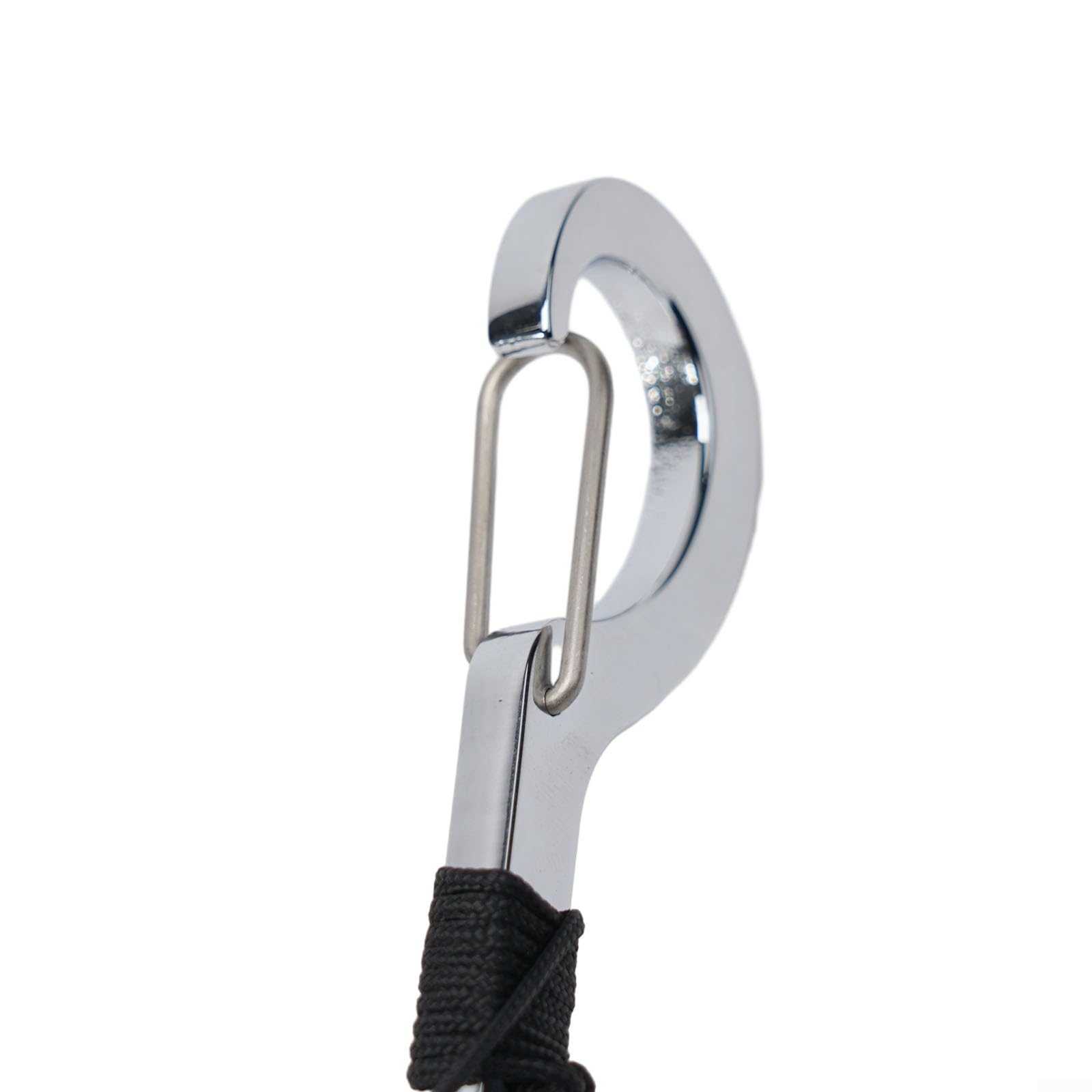 Shaker per immersioni subacquee in acciaio inox, per la sicurezza subacquea, per sonaglio in metallo con copertura per attirare l'attenzione del compagno, snorkeling essenziale (A)