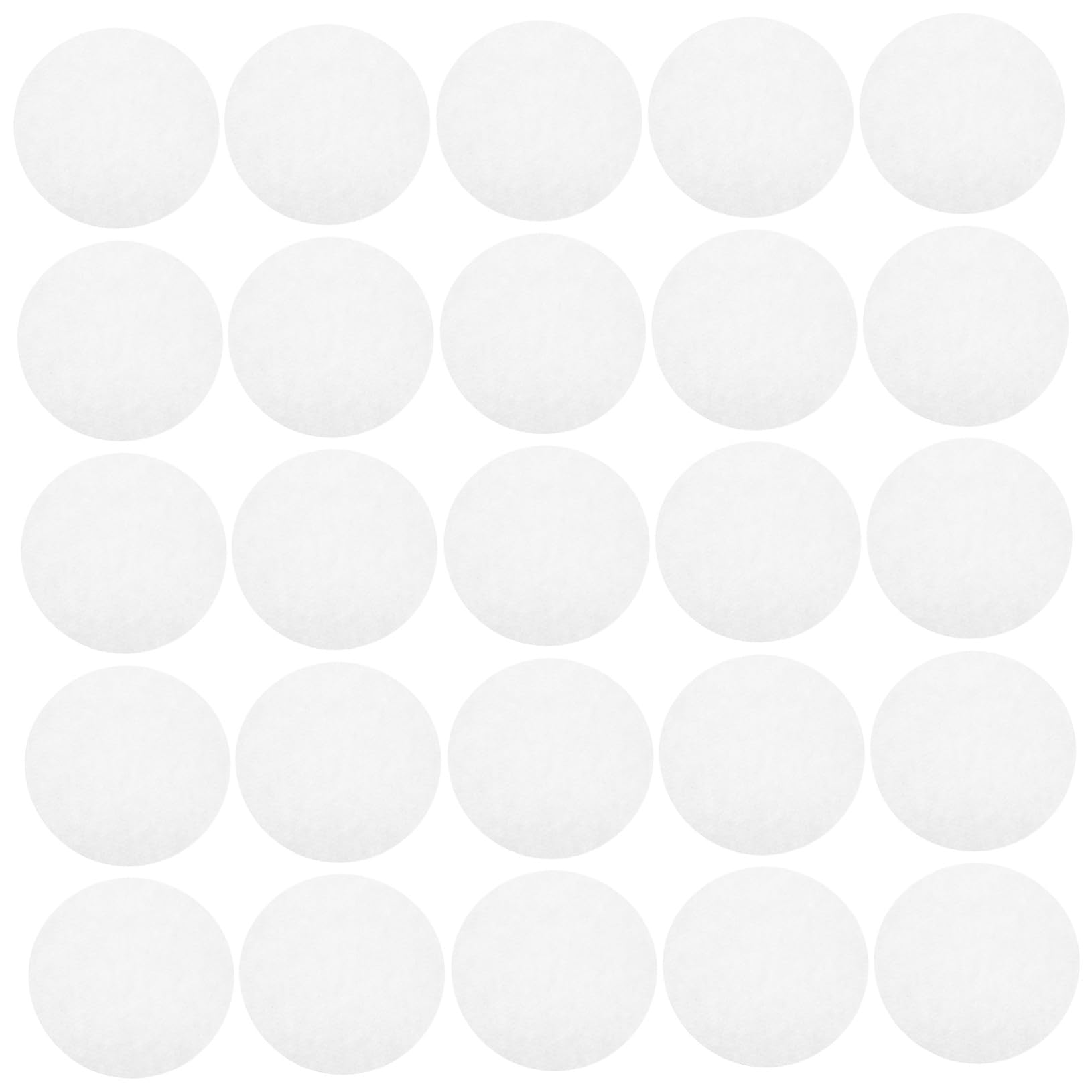 50 Piezas Protector de Placa Fieltro Separador de sartenes agarraderas para ollas de Cocina White