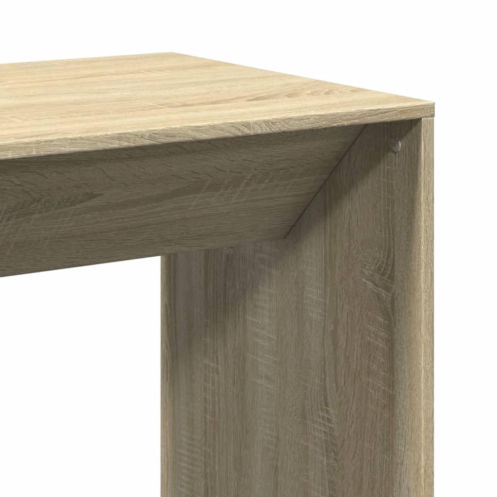 Table de Bar en chêne Sonoma 51x50x103,5 cm Bois d'ingénierie mobilier Polyvalent pour Salon Cuisine Salle à Manger Bureau comptoir extérieur terrasse