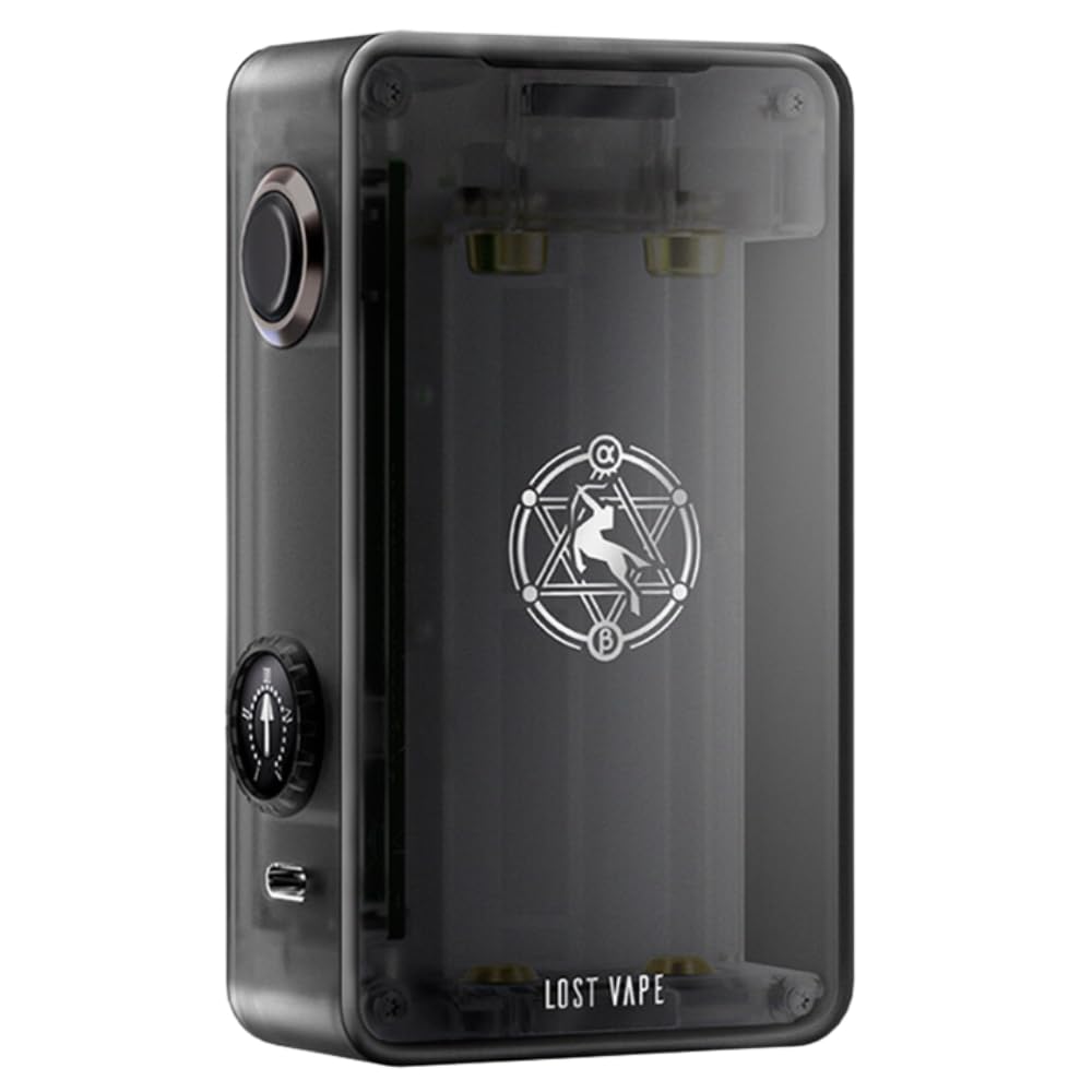 LOST VAPE Centaurs P200 Box Mod - [Requires 2 x 18650 Battery - Sold Separately] Threaded 510 Connection, 200w Max Output, Button Activation, USB Type-C Charging, No Nicotine (Shadow Dynasty)