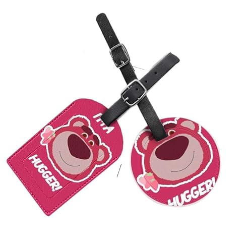 ロッツォ・ハグベア 荷物タグ ネームタグ ラゲージタグ ラゲッジタグ 荷物ラベル バッグタグ スーツケースタグ ネームラベル スーツケース バッグ用 名刺ホルダー 出張用タグ ラベルカード 旅行用品 出張,2