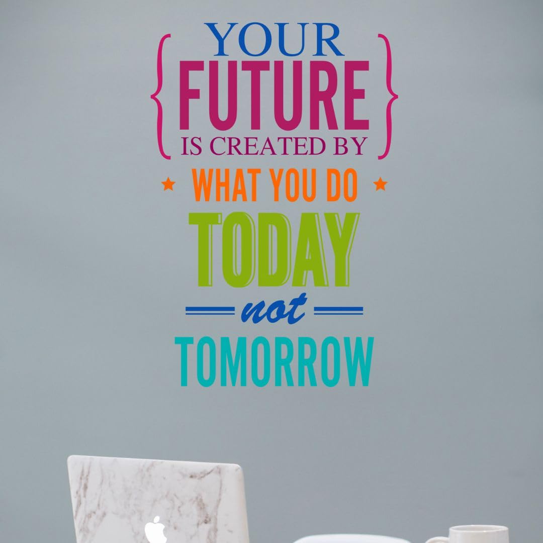 Rangoli Wall Sticker (PVC Vinyl, Self-Adhesive) DIY Decals, Living Room, Drawing Room, Hall, Decortation, Wallpaper (Inspirational Quotes)-image-21