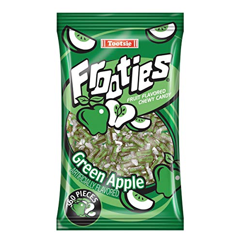 Green apple tootsie roll frooties chewy candy - 38.8 oz 360-piece…
