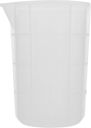 Healifty 1 taza medidora de silicona de 25.4 fl oz de resina epoxi tazas de mezcla de bricolaje taza dispensadora para medir pintura resina epoxi