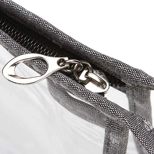 Image of Handcuffs Make Up Pouches Set of 3 | Cosmetic Bags | Toiletry Pouch | Makeup Organiser | Vanity Case | Jewellery Bag | Travel | Daily Use | Cases (Grey)