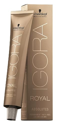 Schwarzkopf Igora Royal Absolute 7-60 - Tubo natural color rubio medio chocolate para el cabello, 2.0 fl oz, tubo por Ignora Royal