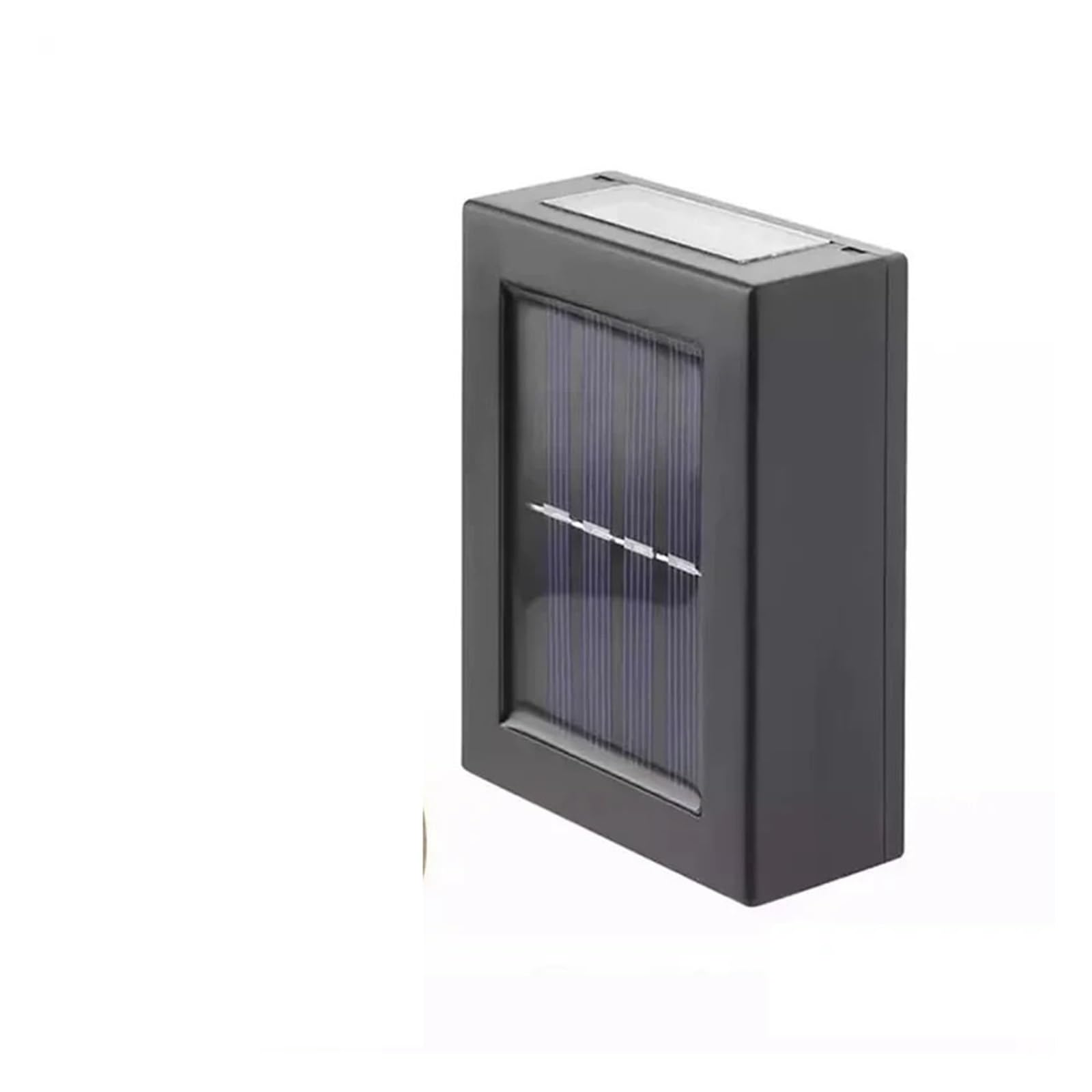 PengWei 1pc Solar Fence Light Outdoor 2 LED Deck Step Lamp IP65 ABS 600mAh for Garden Stairs(Warm White,1pc)