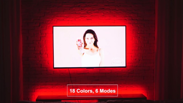 Tira LED RGBW 6500K para TV 50-55 pulgadas HAMLITE miniatura 7