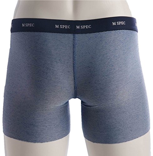 MSPEC Men's Lowrise Boxer Briefs 3D-Crotch Bandage Stretch Gauze Hem MS-123