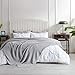 Bedsure 100% Cotton Blanket King Size for Bed - Waffle Weave Fall Blanket, Lightweight and Breathable Soft Woven Blanket for Summer, Grey, 104x90 inches