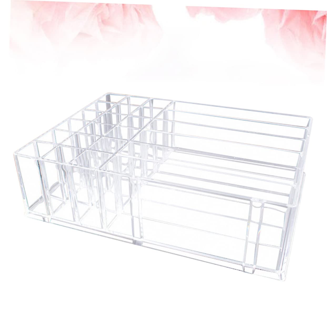Caja para Guardar Maquillaje Organizador de Pintalabios Expositor de Cosméticos Estuche de Maquillaje de Escritorio