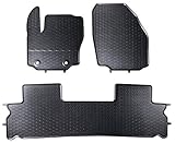 ford galaxy titanium 2018  4-Jahreszeiten Fahrzeugspezifische Gummi-Fußmatten Schwarrz
