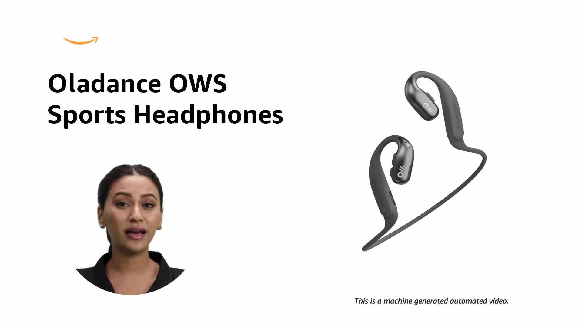 Oladance OWS Sports Open-Ear Headphone, 15 Hours Open Wearable