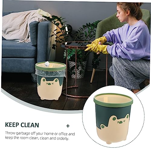 Caneca de basura rectangular de plástico 10L miniatura 6