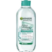 Garnier Acqua Micellare Tutto in 1, Per Tutti i Tipi di Pelle, Arricchita con Acido Ialuronico, Pelle Detersa e Idratata Profondamente, Hyaluronic Aloe, 400 ml