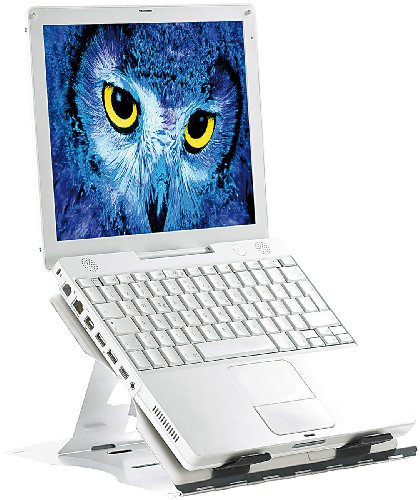 General Office Laptopständer: Notebook-Ständer aus Aluminium, mit Drehteller (Notebook Halter)