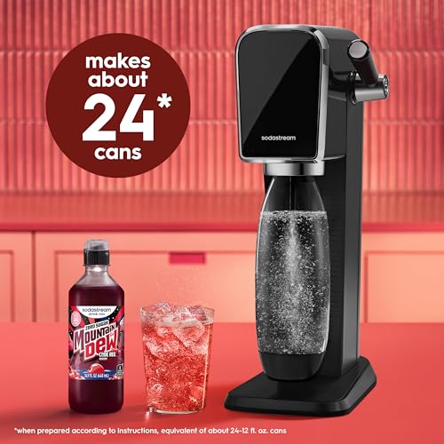 Image of Sodastream MTN Dew Code Red Zero New Pour Bottle Drink Mix 14.9 Fl Oz (Pack of 4)