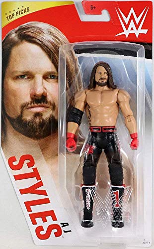 WWE AJ Styles Top Picks 6-inch Action Figures with Articulation & Life-Like Detail