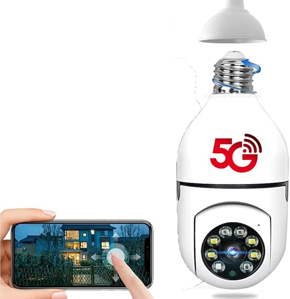 Keilini Light Bulb Security Camera, 2022 New Keilani
