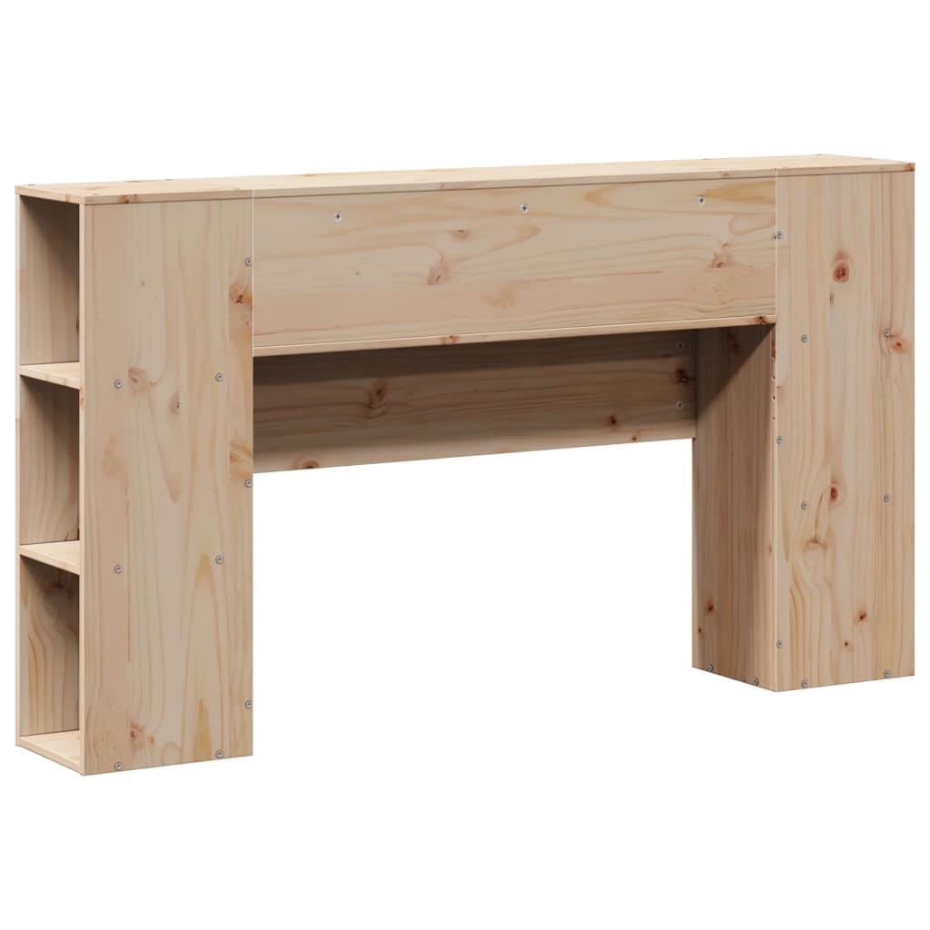 vidaXL Cabecero de Cama con almacenaje Madera Maciza de Pino 135 cm