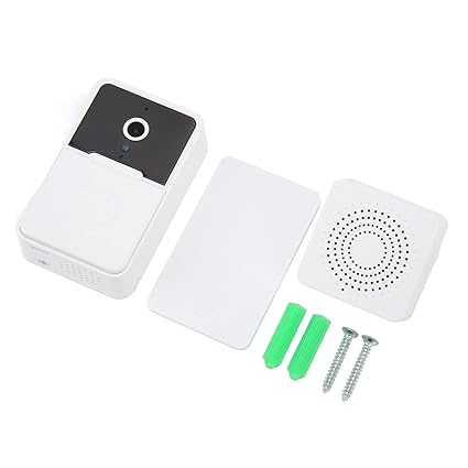 EXCLUZO Smart Video Doorbell, Adjustable Volume Video Doorbell Camera Auto Capture Wide Visible Range for Home