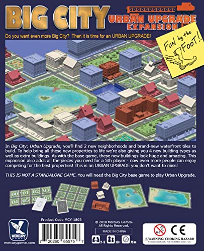 Amazon.com: Mercury Games Big City: Urban Upgrade Expansion : Toys