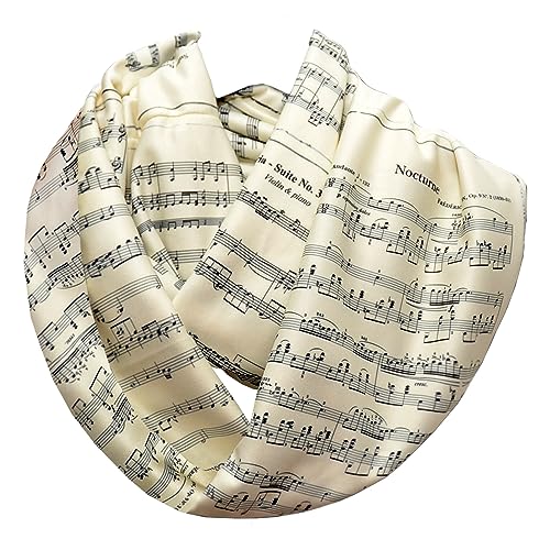 Sheet Music Infinity Scarf