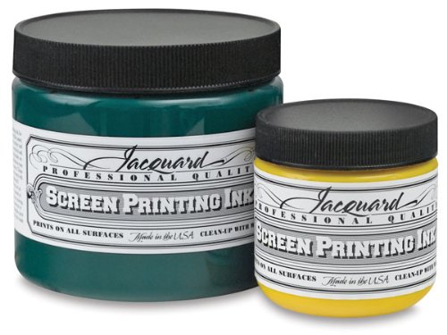 Jacquard JAC-JSI3104 Screen Printing Ink, 16 oz, Red