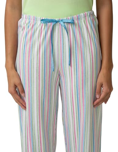 Image of HUE Women's Spring Pajama Separates Soft Whimsical Print Pjs with Flowers, Animals, Garden Themed Pjs, Cocktails