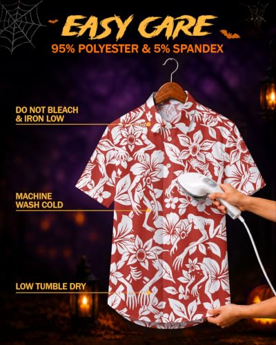 Image of 99TIMORO Movie Characters Halloween Shirt for Men Short Sleeve Top