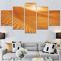 SIGNWIN 5 Panel Canvas Wall Art Modern Art Forest Multicolor Photography Relax/Calm Romantics Scenic for Home Decorations Ready to Hang - 60