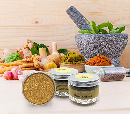 Spice Made Miracle Kruidenmix Hennep Kip - de beste kruiden voor de kip en vegetarische gerechten - Spice Rub voor… - Afbeelding 7