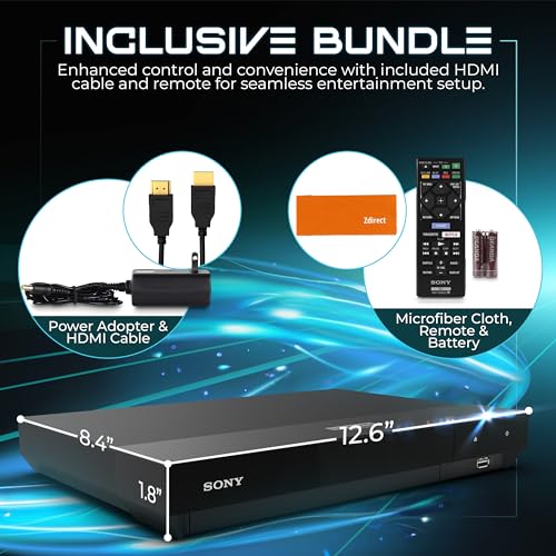 Zdirect 1097 Sony 4K Blu Ray Player Ultra Hd Ubp-X700M thumb #5