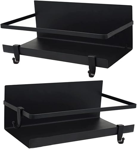 Miniatura 9 de Estante magnético para refrigerador, paquete de 2 organizadores magnéticos para especias, organizador de especias para frascos de especias,