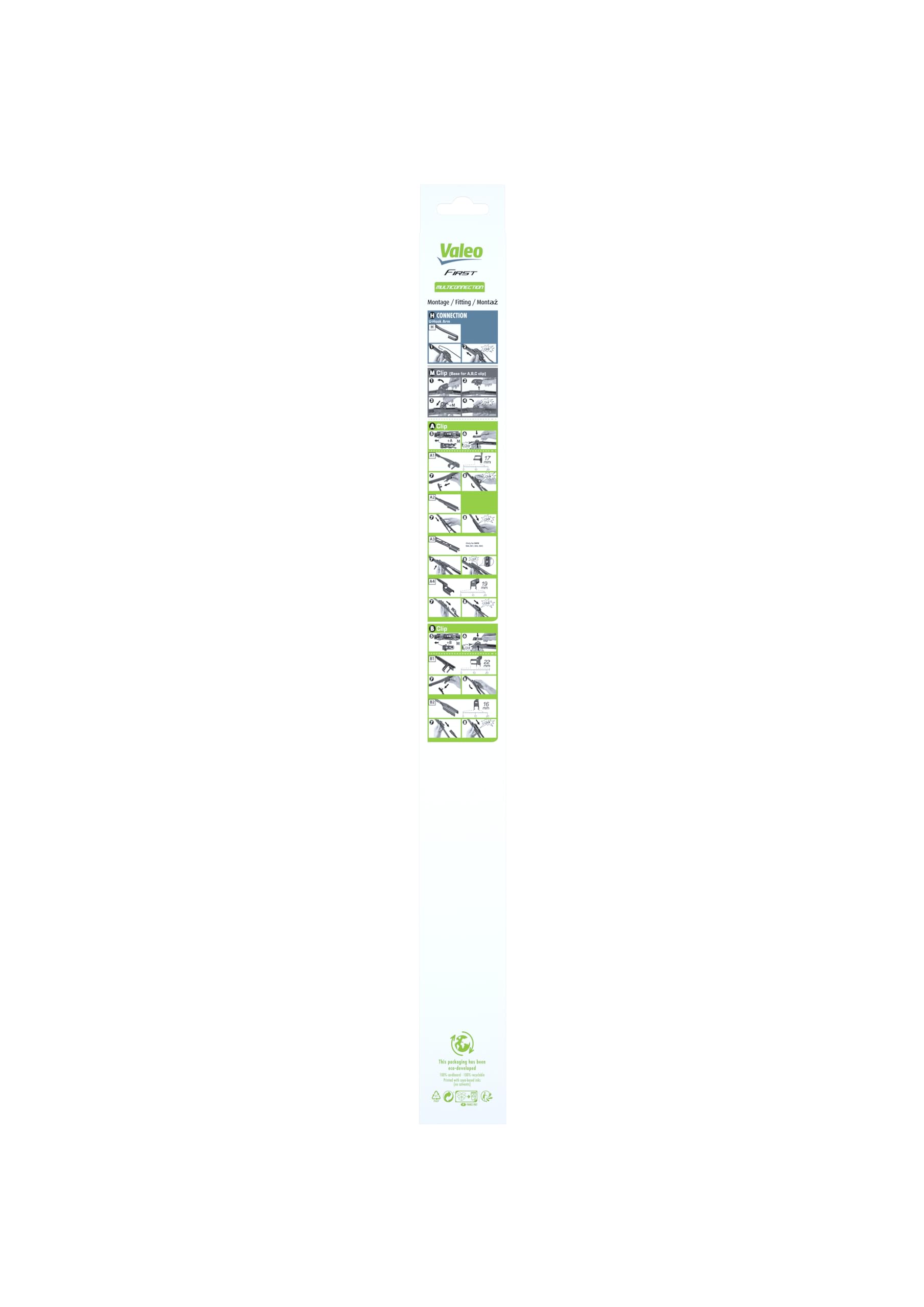 Valeo First FM47 Tergicristallo Piatto 475mm, 1 Spazzola Anteriore, Qualità OE, Facile Montaggio, Per Auto - 3